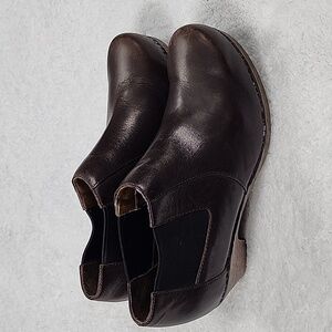 Dansko Marilyn Chelsea Shootie Bootie  Brown Leather